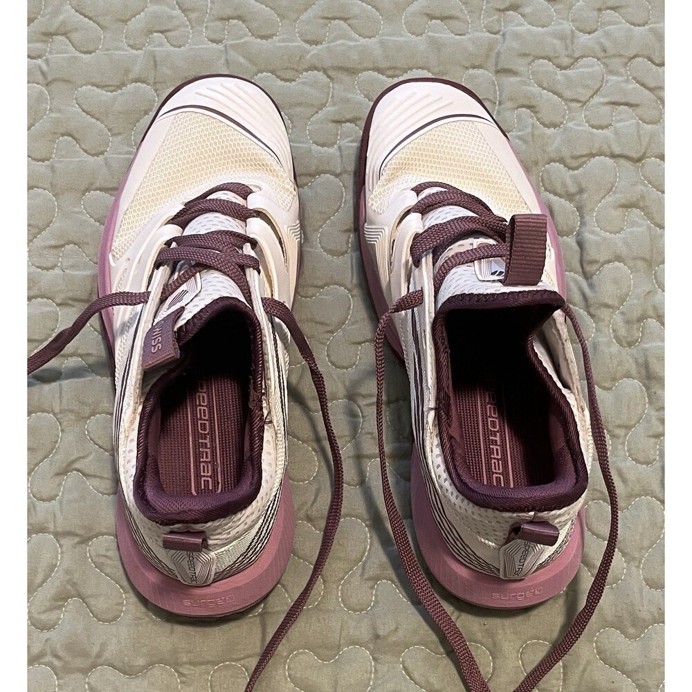 KSwiss Speed Trac Women’s Tennis Pickleball Shoe, Purple White Size 9 Pre Loved